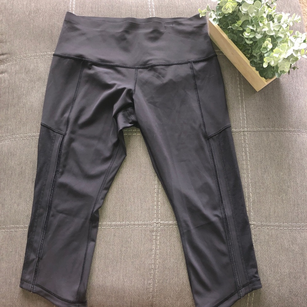 lululemon Mesh Crop Pants - Worn Once!